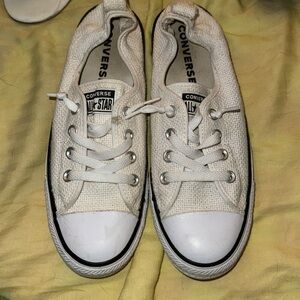 White Super Low Converse